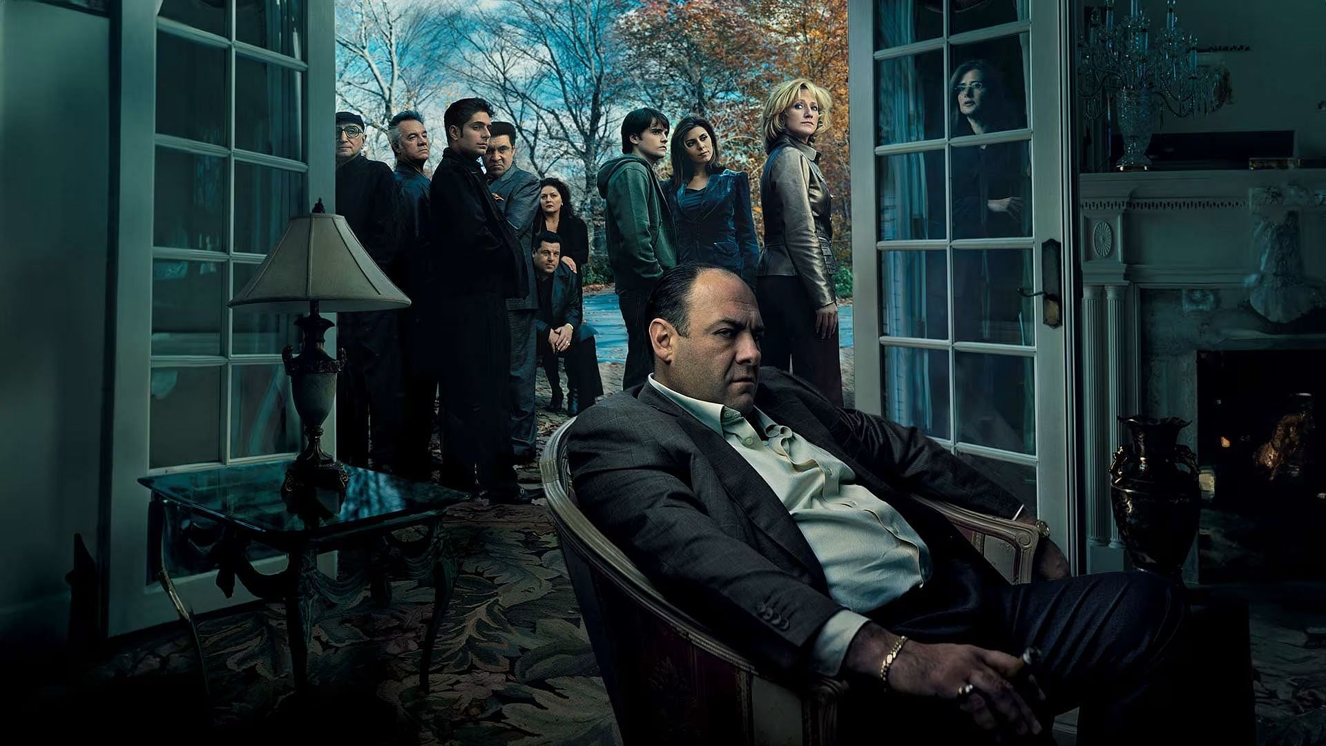 The cast of The Sopranos (Image via JioHotstar)